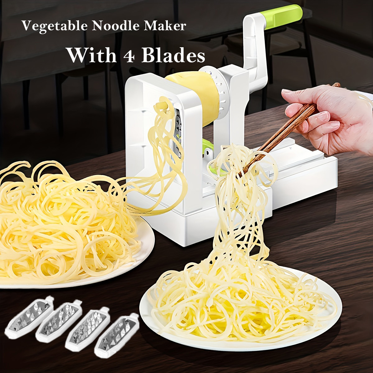 Spiralizer Vegetable Noodle - Ralador de vegetais espiral slicer redemoinho