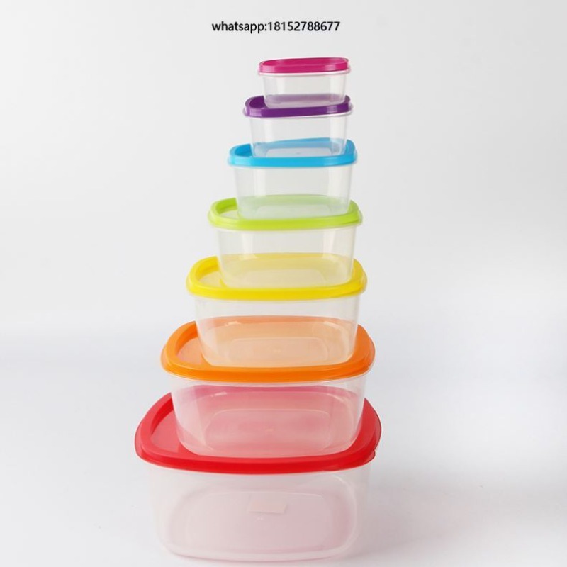 Food Storage Containers - Conjunto de 7 Recipientes Plásticos para