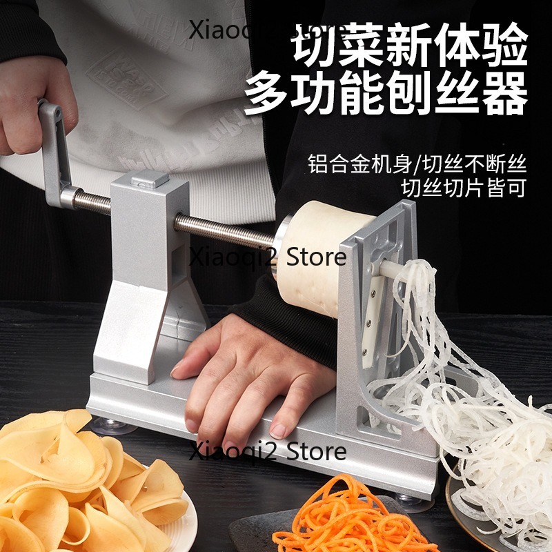Spiralizer Vegetable Noodle - Cortador Espiral Manual Multifuncional em Liga