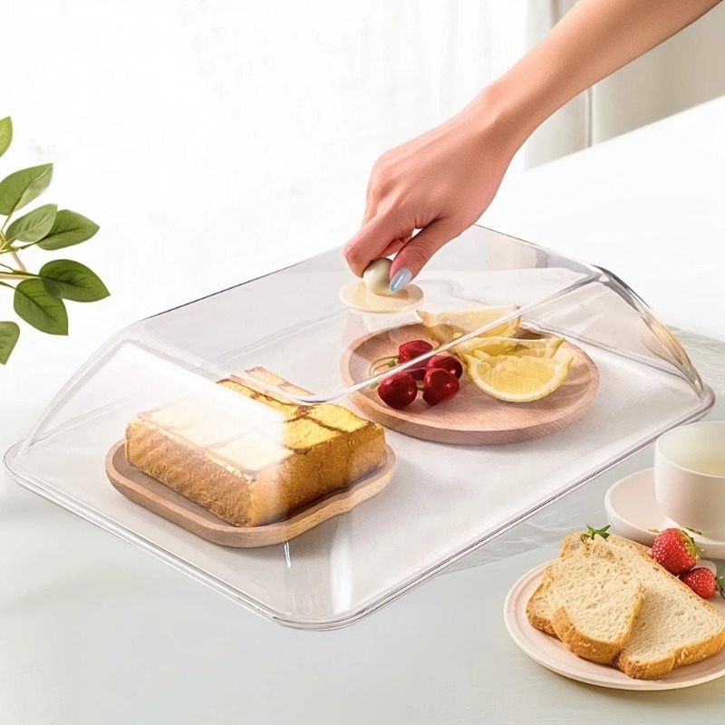 Kitchen Gadgets Plus - WORTHBUY Tampa de Plástico Reutilizável Transparente