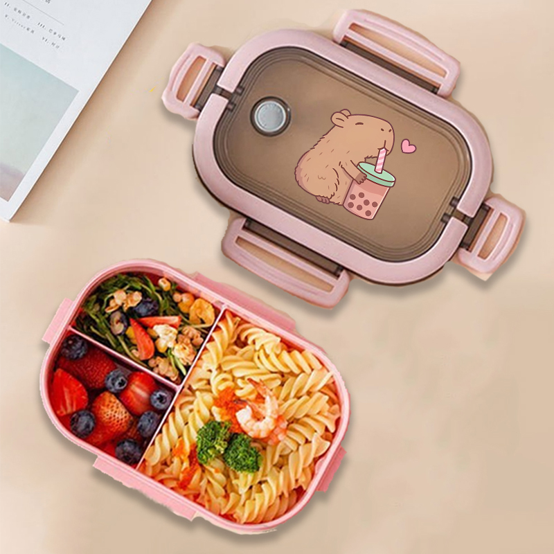 Kitchen Gadgets Plus - Capivara bento lancheira anime animais impressão