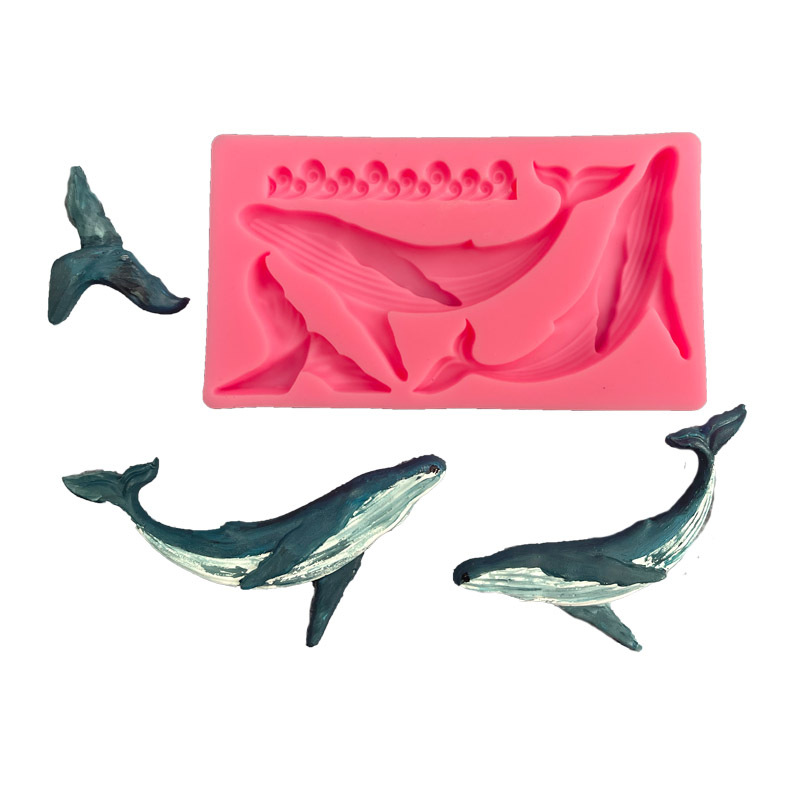 Kitchen Gadgets Plus - Diy baleia silicone molde oceano série