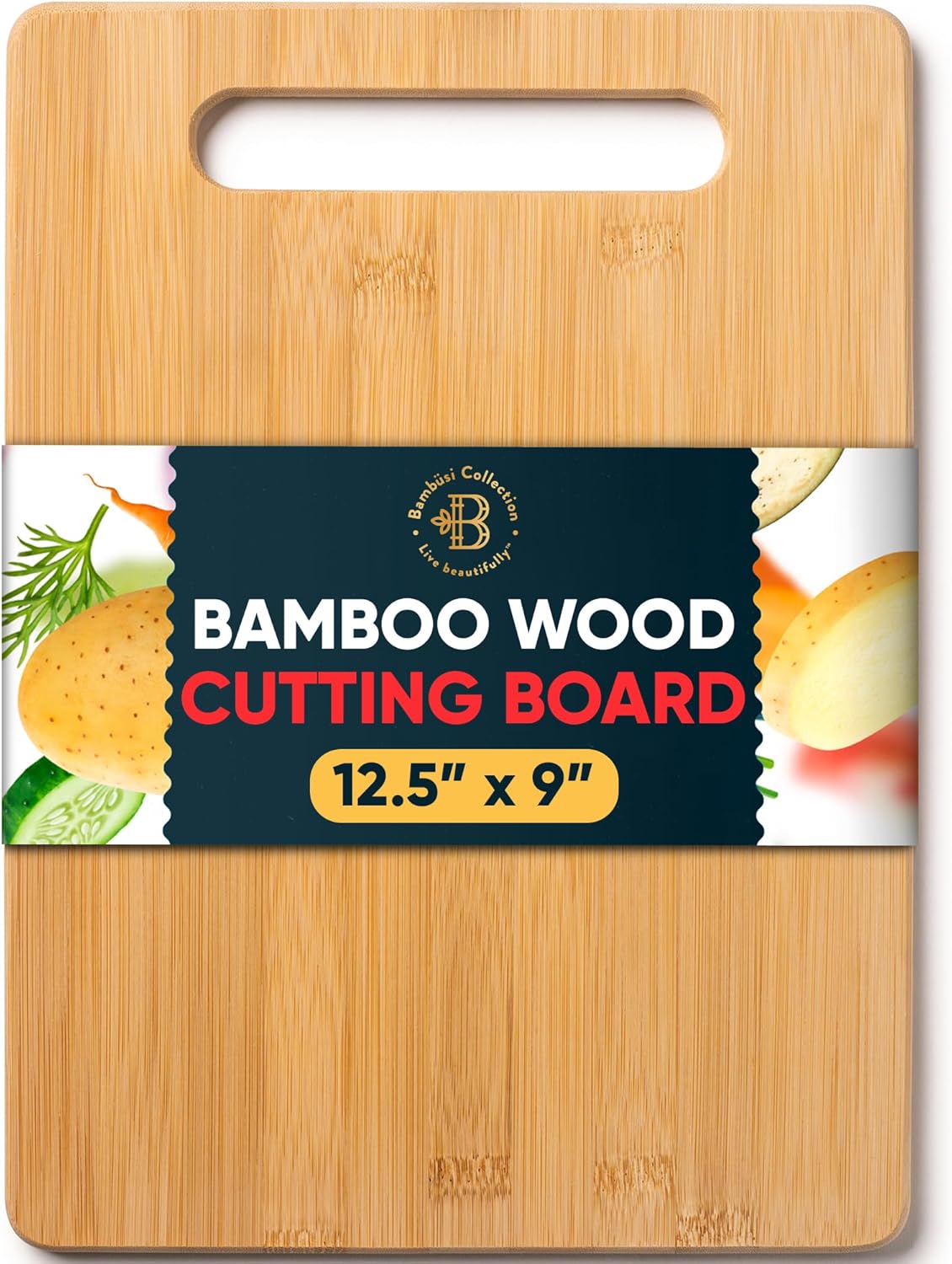 Bamboo Cutting Board - Tábua de Corte de Bambu 12.5x9