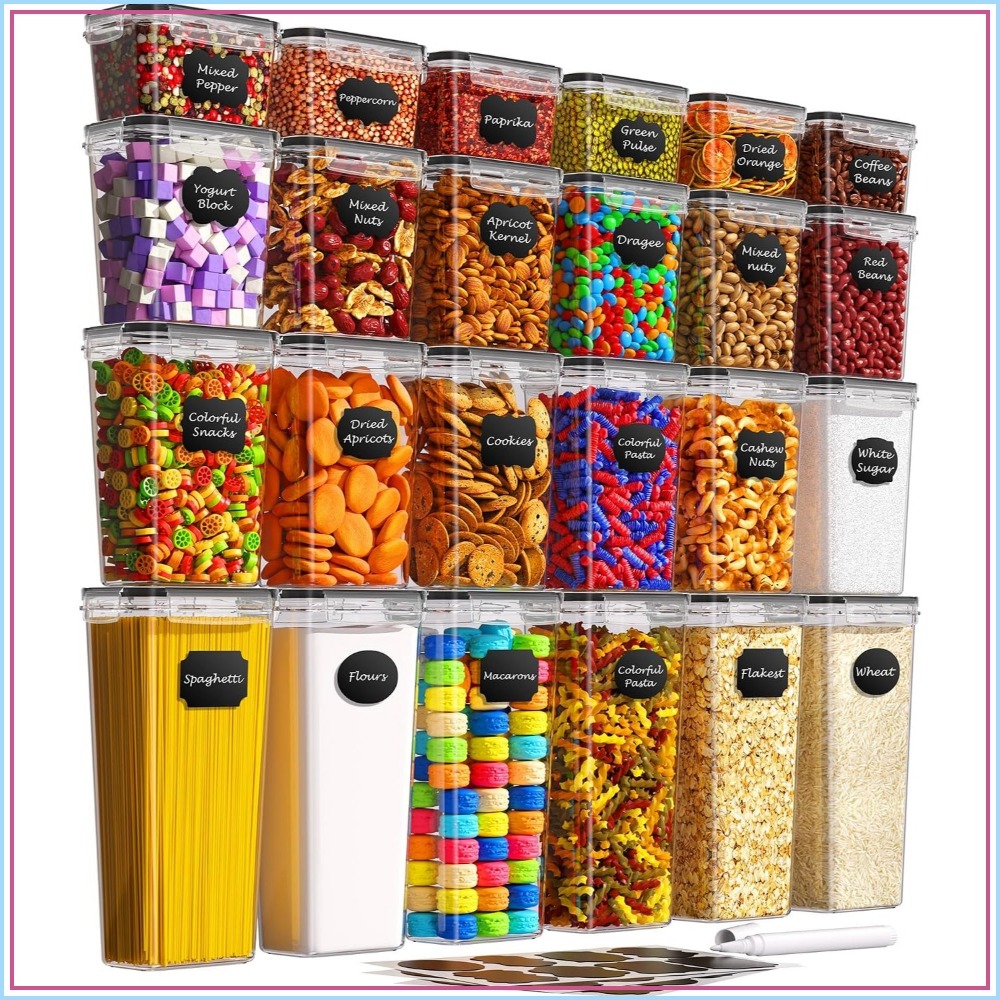 Food Storage Containers - 24 PCS Recipientes de Armazenamento de