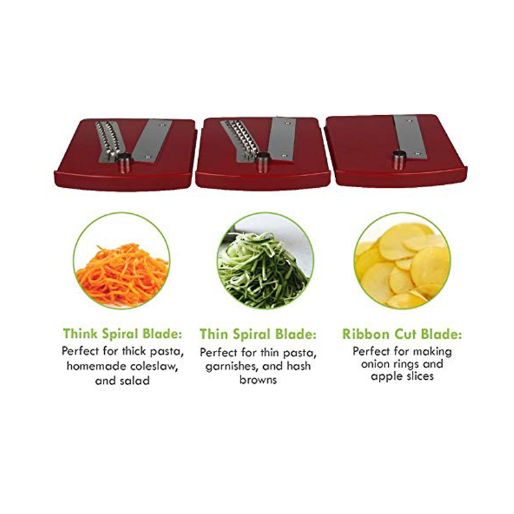 Venda quente espiral vegetal t - Spiralizer Vegetable Noodle avaliação e preço
