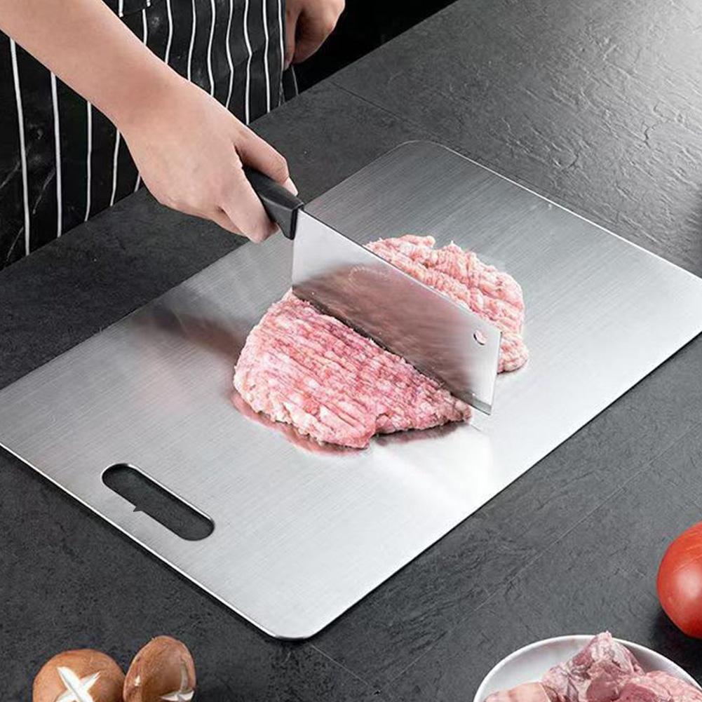 Tábua de corte de aço inoxidáv - Bamboo Cutting Board avaliação e preço