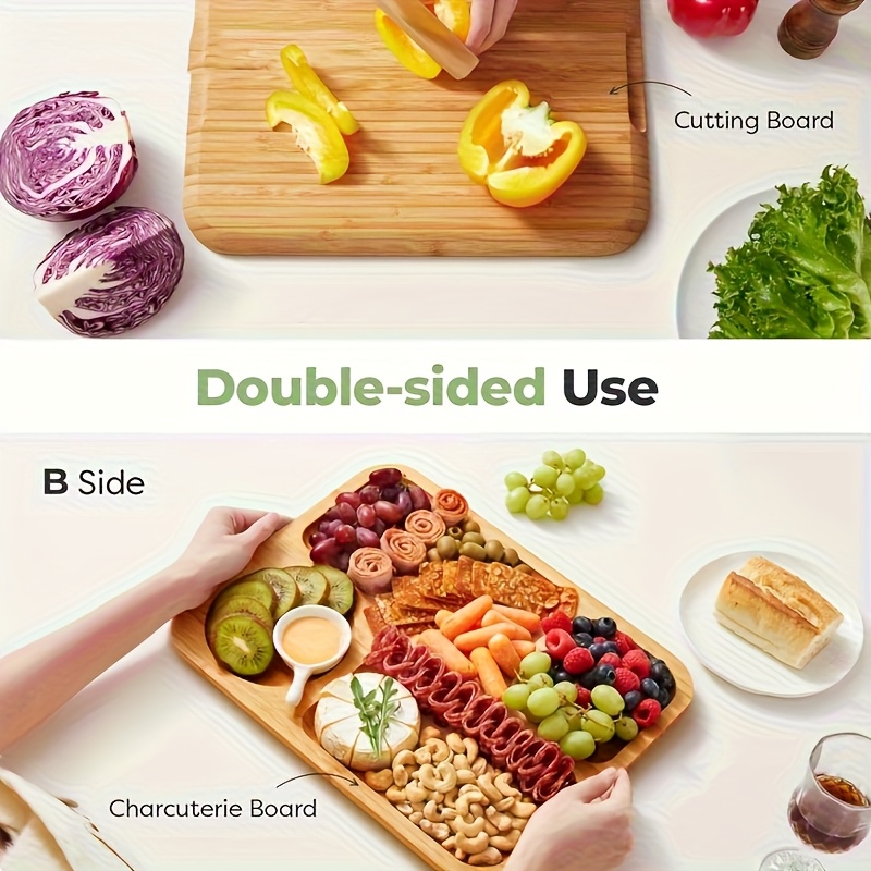 Tábua de corte de bambu com ta - Bamboo Cutting Board avaliação e preço