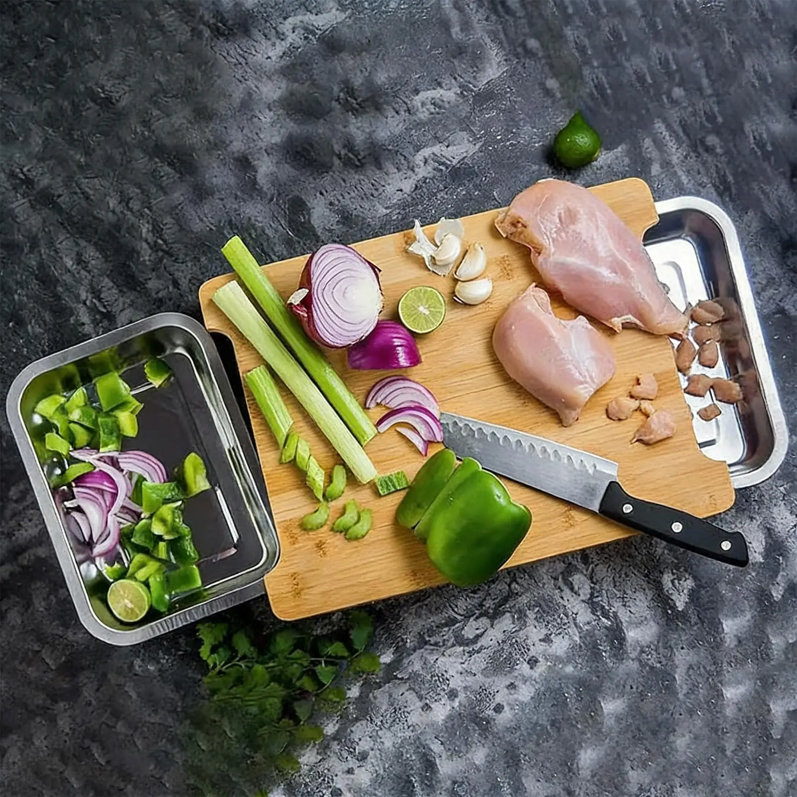 Tábua de Corte Ecológica de Ba - Bamboo Cutting Board avaliação e preço