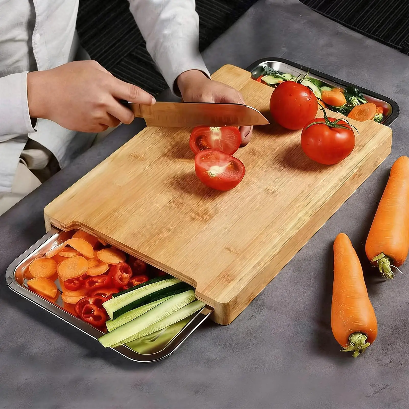Tábua de Corte Ecológica de Ba - Bamboo Cutting Board avaliação e preço