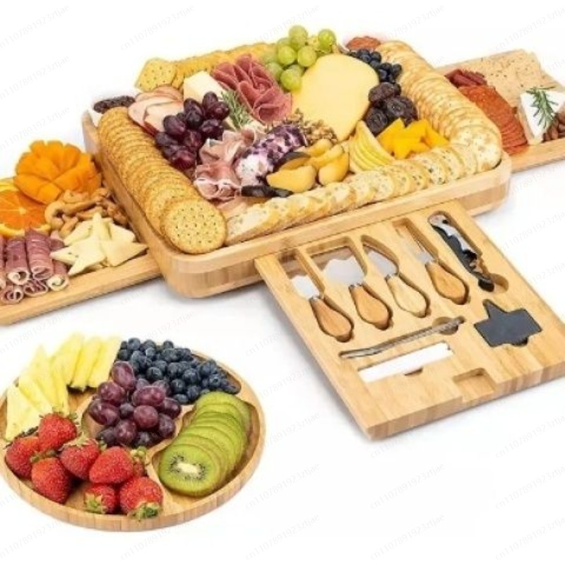 Conjunto de Tábua de Queijos e - Bamboo Cutting Board avaliação e preço