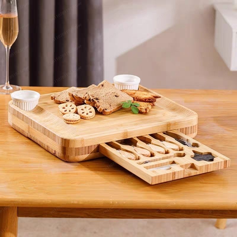 Conjunto de Tábua de Queijos e - Bamboo Cutting Board avaliação e preço