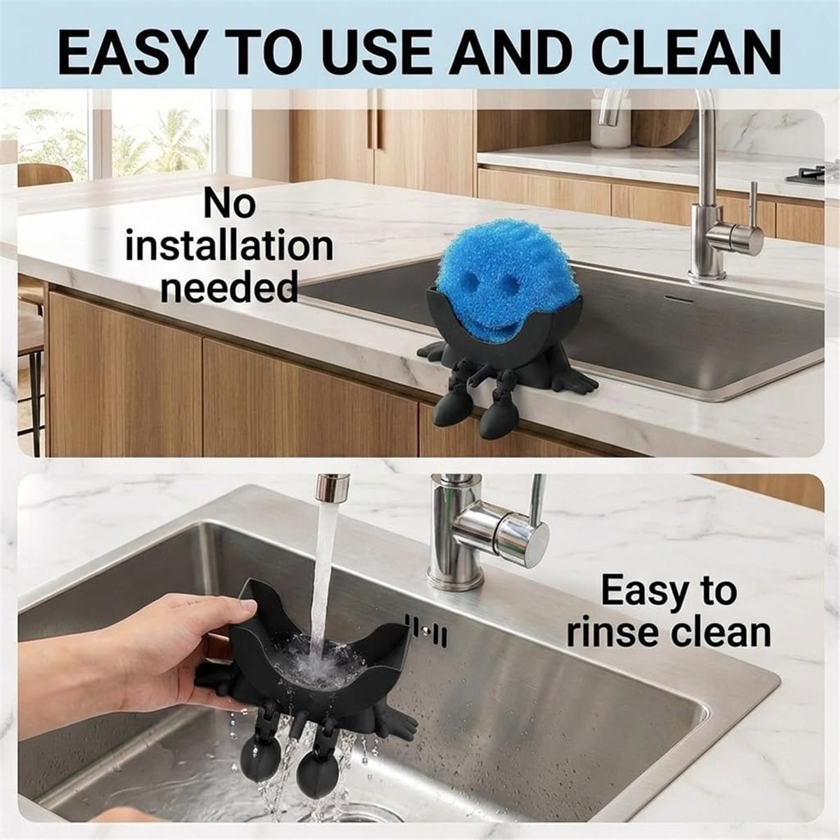 Suporte de Esponja Fofo com Dr - Kitchen Gadgets Save Time avaliação e preço