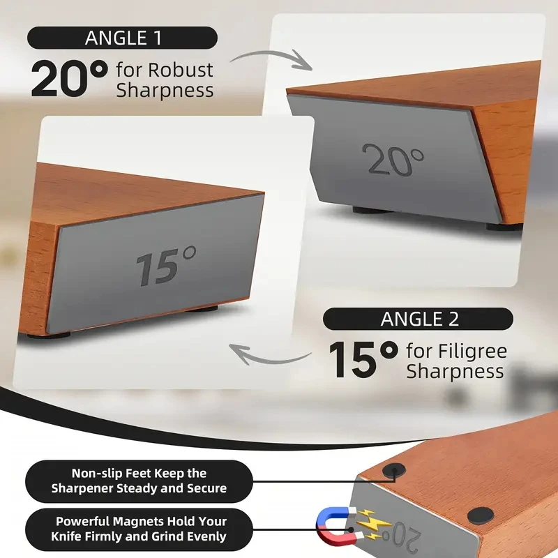 Afiador de Facas Magnético par - Kitchen Gadgets For Chefs avaliação e preço