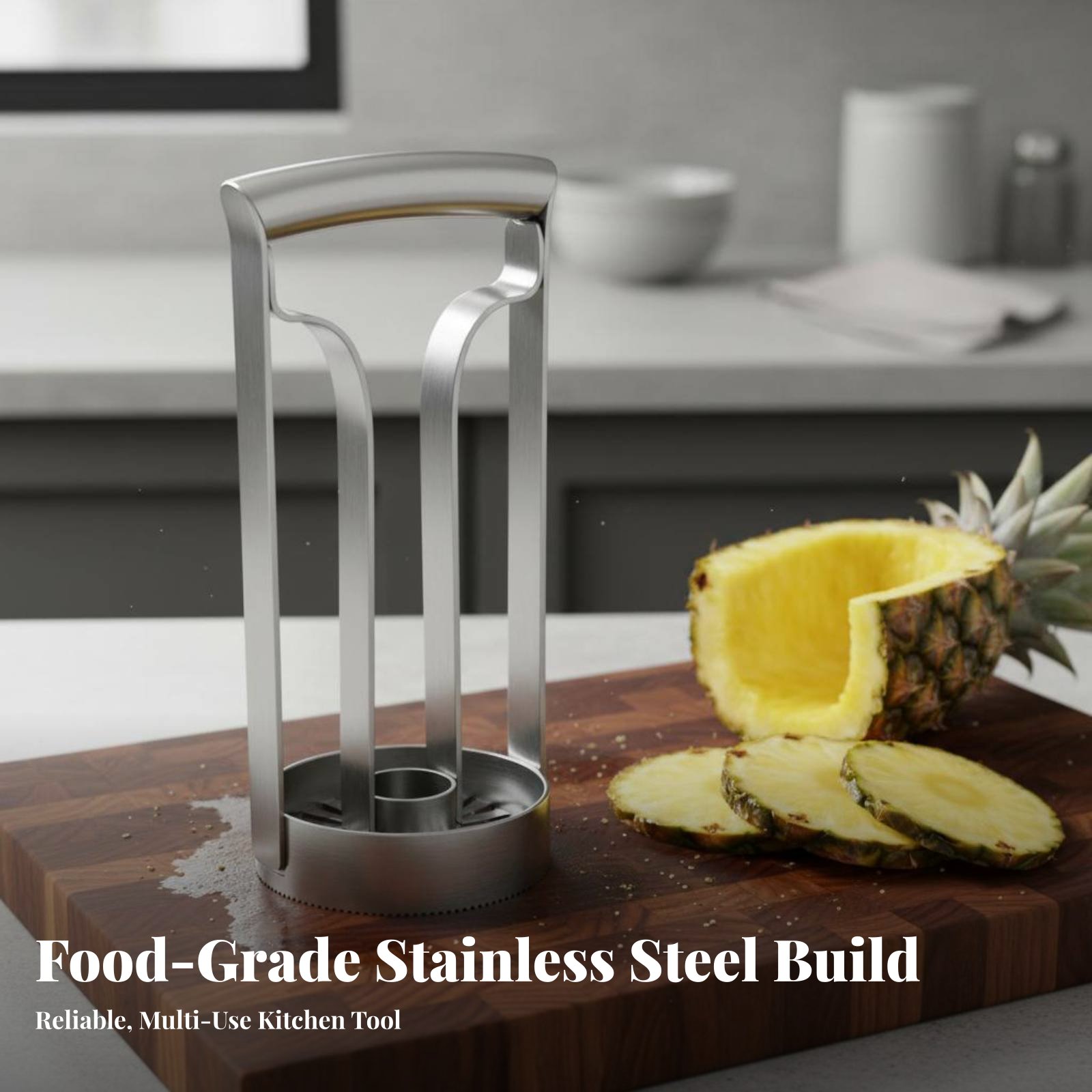 Cortador de Abacaxi em Aço Ino - Kitchen Gadgets Save Time avaliação e preço