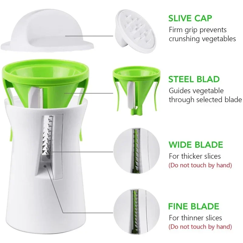 Lmetjma espiral resistente, fa - Spiralizer Vegetable Noodle avaliação e preço
