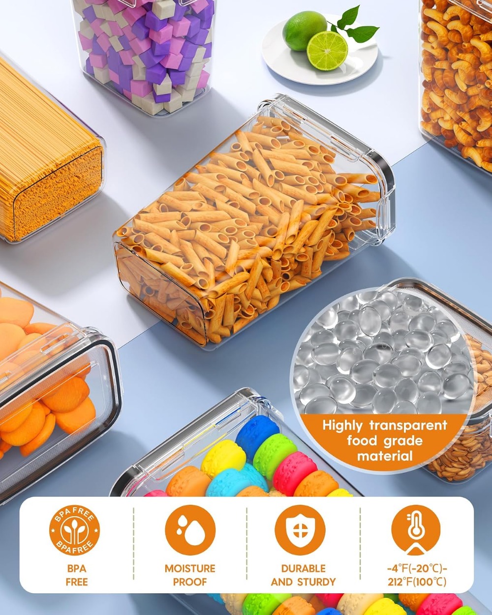 24 PCS Recipientes de Armazena - Food Storage Containers avaliação e preço